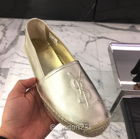 ysl gold espadrilles farfetch|ysl espadrilles for men.